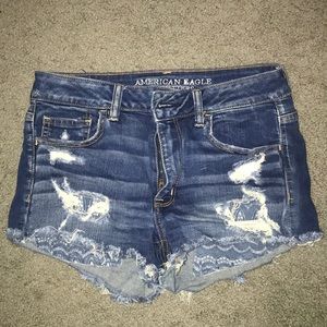 American eagle denim shorts
